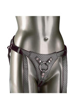 Her Royal Harness The Regal Queen Adjustable Harness - Pewter