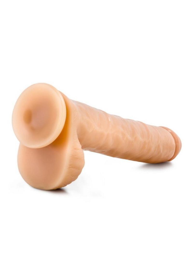 Hung Rider Bruno Dildo with Balls - Vanilla - 14in
