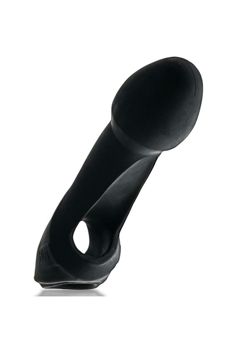 Hunkyjunk Double Thruster Textured Double Penetrator Sling - Black/Tar Ice Black