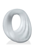 Hunkyjunk Expander Slimmer Scoop Style Silicone Cockring - Clear Steam