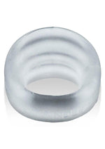 Hunkyjunk Expander Slimmer Scoop Style Silicone Cockring - Clear Steam