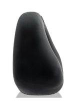 Hunkyjunk Fit Bulge Hung-Style Silicone Cockring - Black Fog