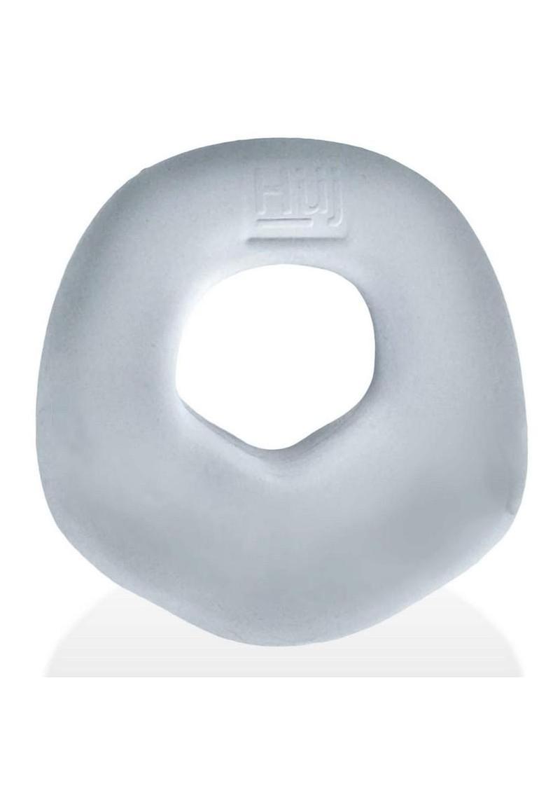 Hunkyjunk Fit Bulge Hung-Style Silicone Cockring - Clear Steam