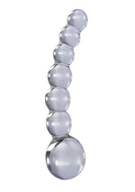 Icicles No 66 Beaded Anal Probe - Clear - 4.75in