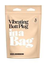 In A Bag Silicone Vibrating Butt Plug