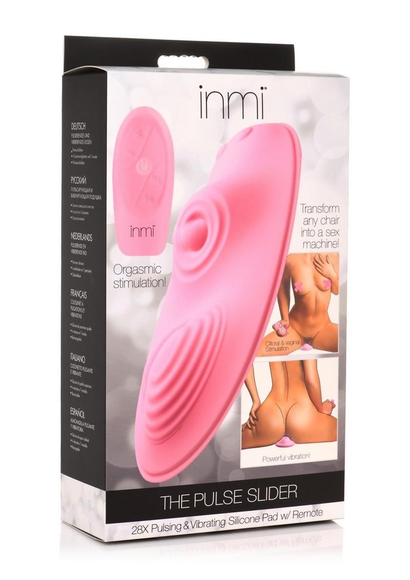 Inmi The Pulse Slider Pulsing and Vibrating Rechargeable Silicone Pad with Remote Control