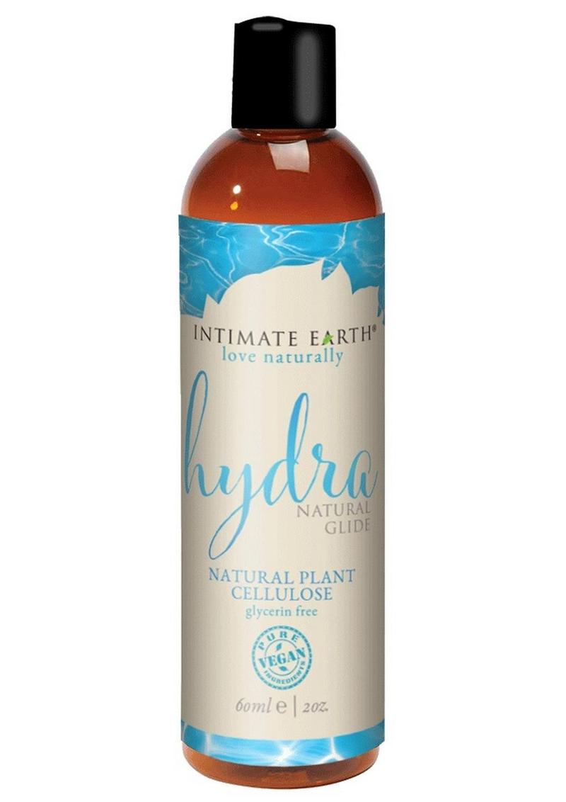 Intimate Earth Hydra Organic Water Based Glide Lubricant - Natural Plant Cellulose - 2oz