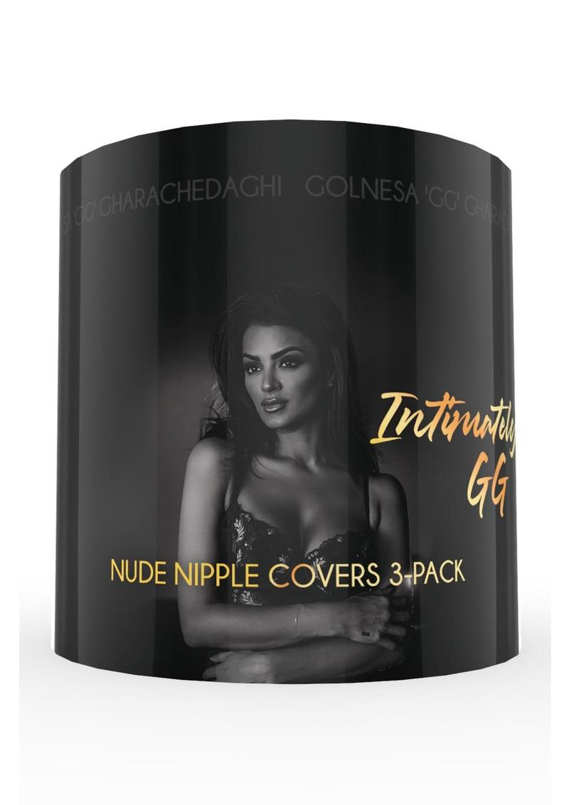 Intimately Gg Silicone Nipple Cover - Nude - 3 Pack