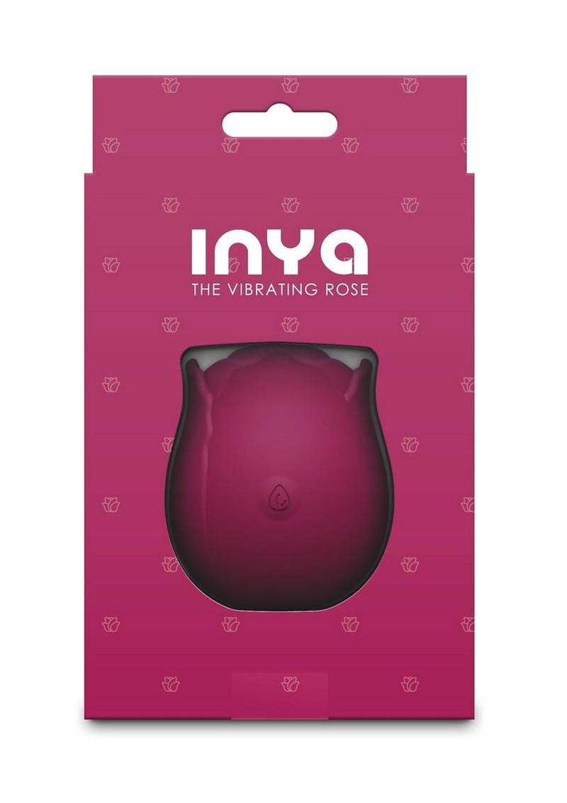 Inya The Vibrating Rose Rechargeable Silicone Clitoral Stimulator
