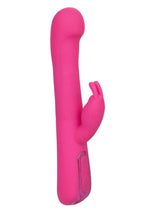Jack Rabbit Elite Beaded G Rabbit Silicone Rechargeable Vibrator with Clitoral Stimulator