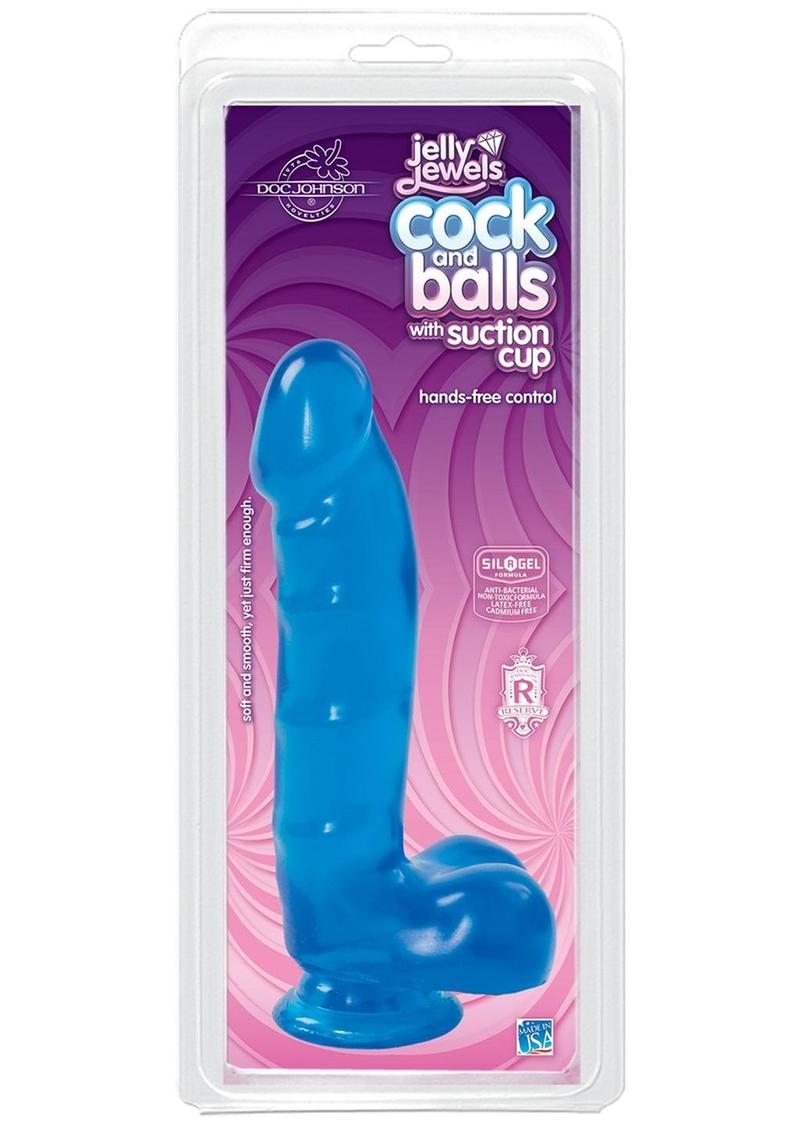 Jelly Jewels Dildo with Balls