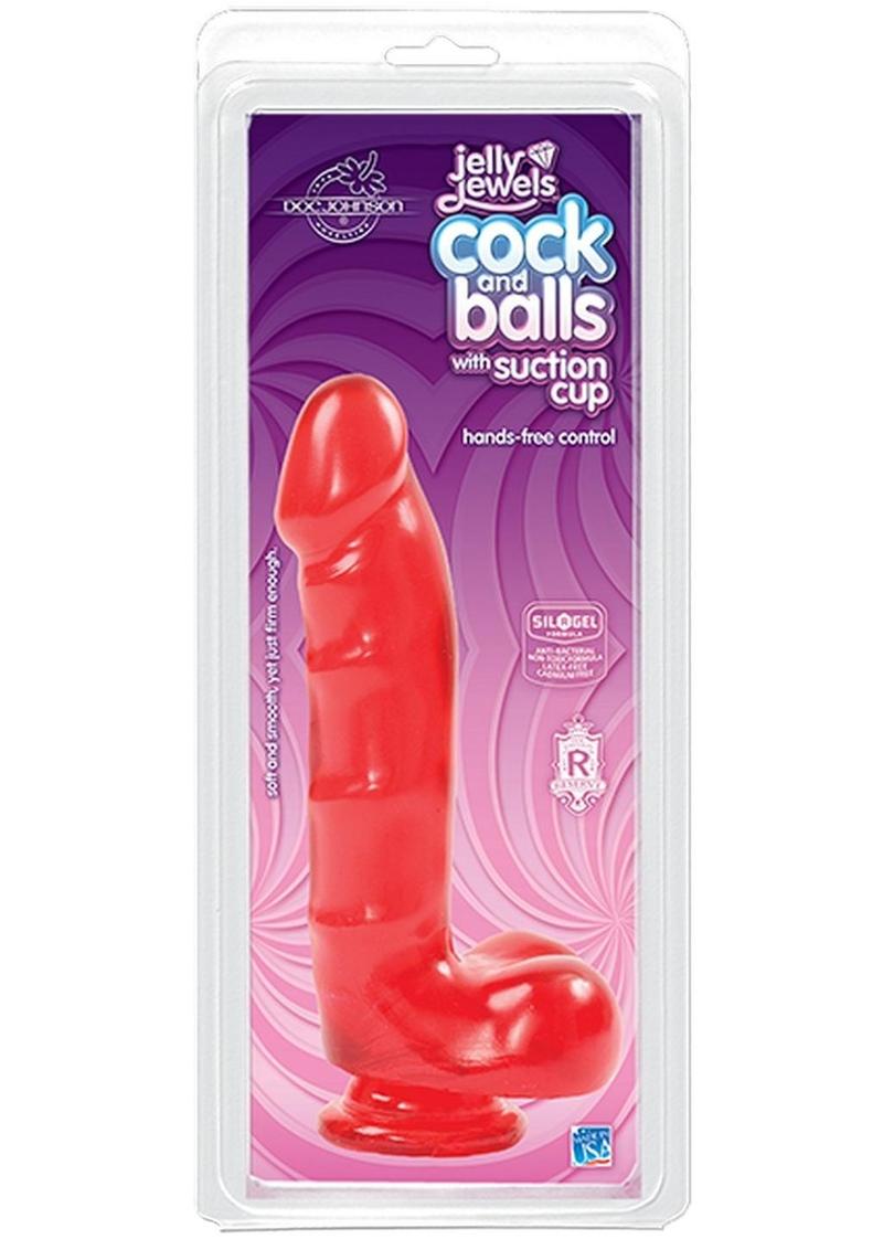 Jelly Jewels Dildo with Balls