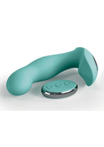 Jimmyjane Pulsus G-Spot Rechargeable Silicone Dual Stimulator with Remote - Teal