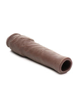 Jock Extra Thick Penis Extension Sleeve - Chocolate - 2in