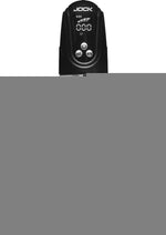 Jock Power Up Digital Automatic Waterproof Rechargeable Penis Pump - Black