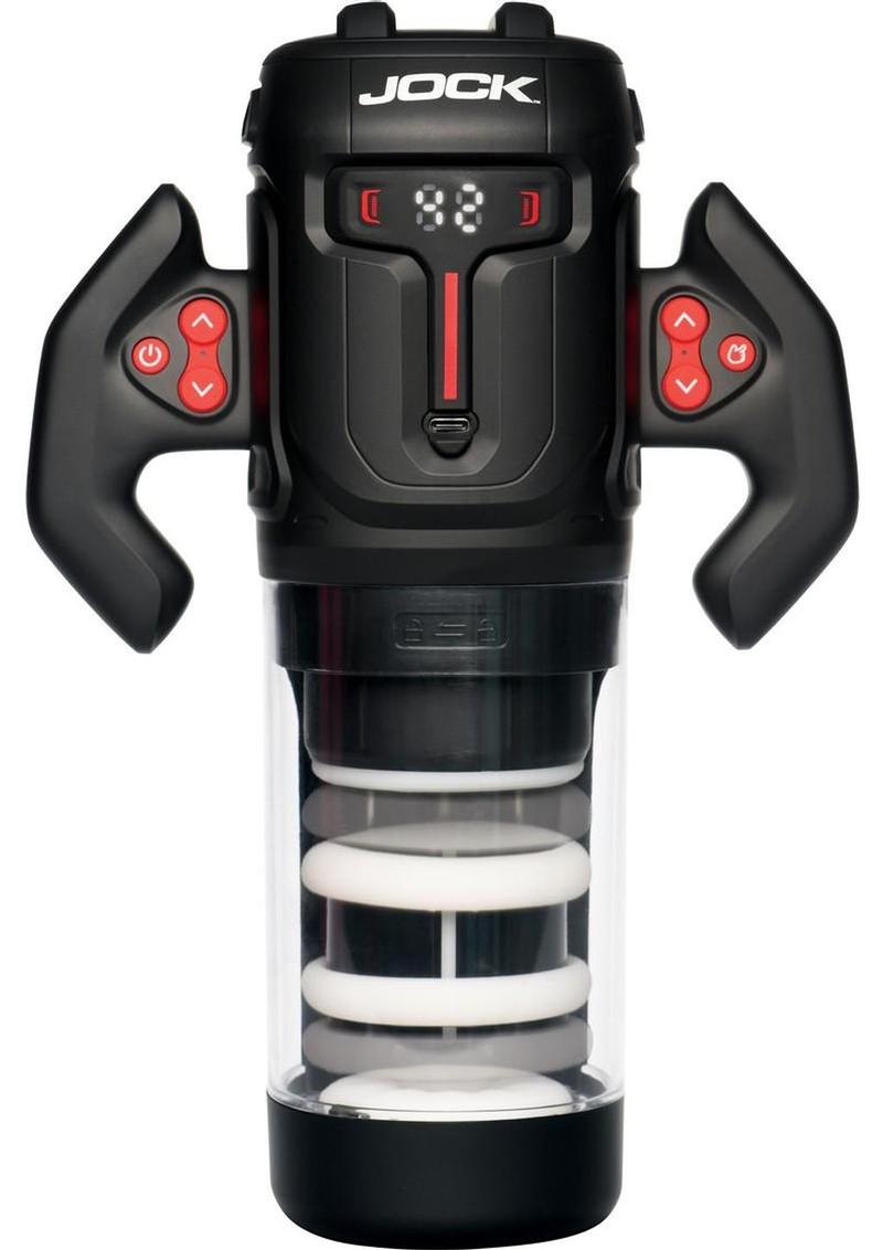 Jock Turbo Spin Thrusting and Rotating Rechargeable Masturbator