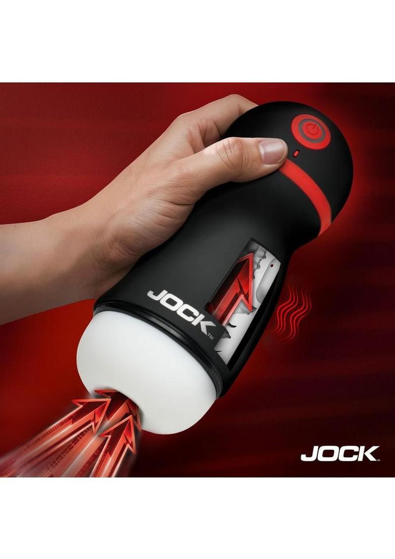 Jock Ultra Suck Sucking and Vibrating Rechargeable Masturbator