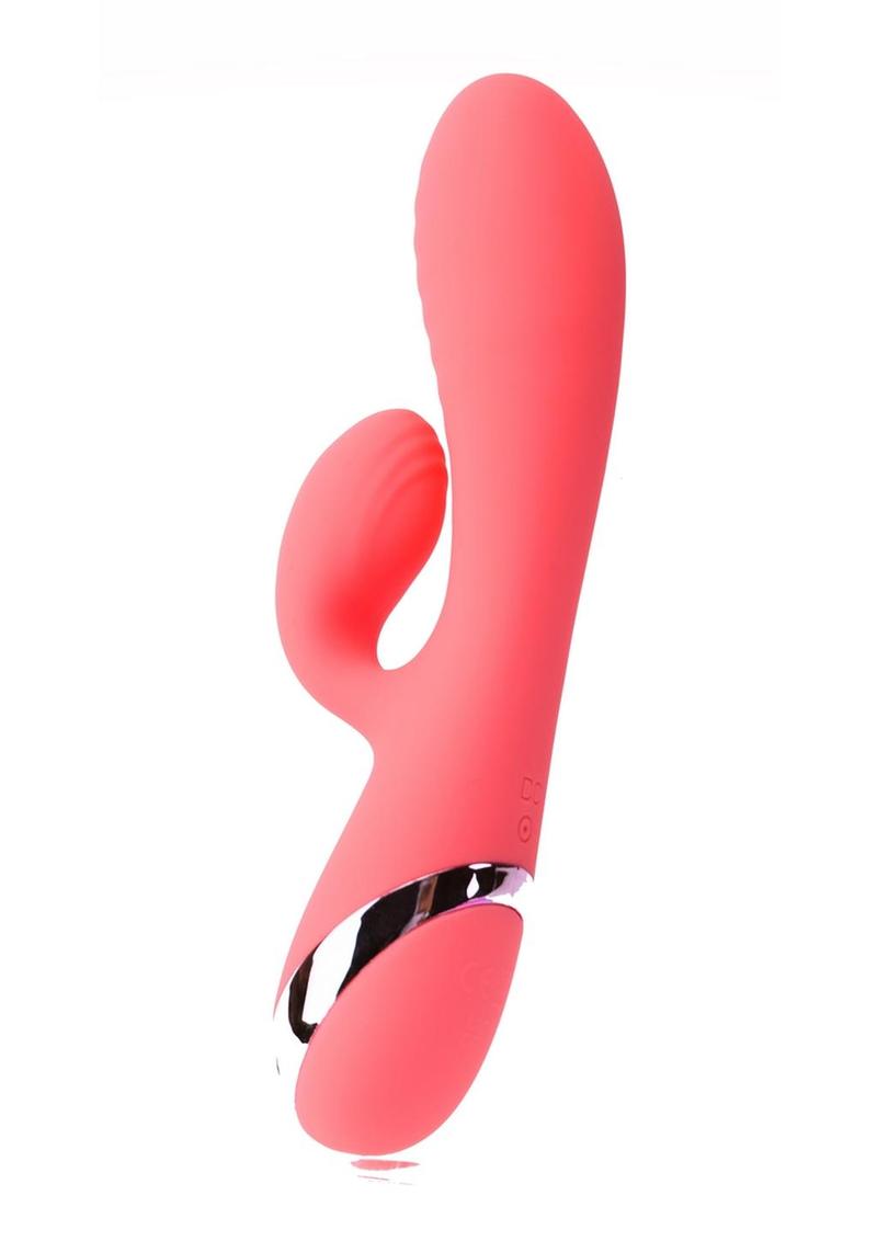 Juicy O-Gasm Stimulator Rechargeable Rabbit Vibrator - Orange