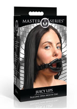 Juicy Lips Silicone Open Mouth Gag