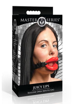 Juicy Lips Silicone Open Mouth Gag