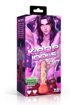 K Pop Zayen Silicone Dildo with Balls - Vanilla