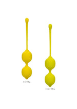 Kegel Training Set Lemon Silicone - Yellow