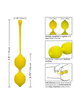 Kegel Training Set Lemon Silicone