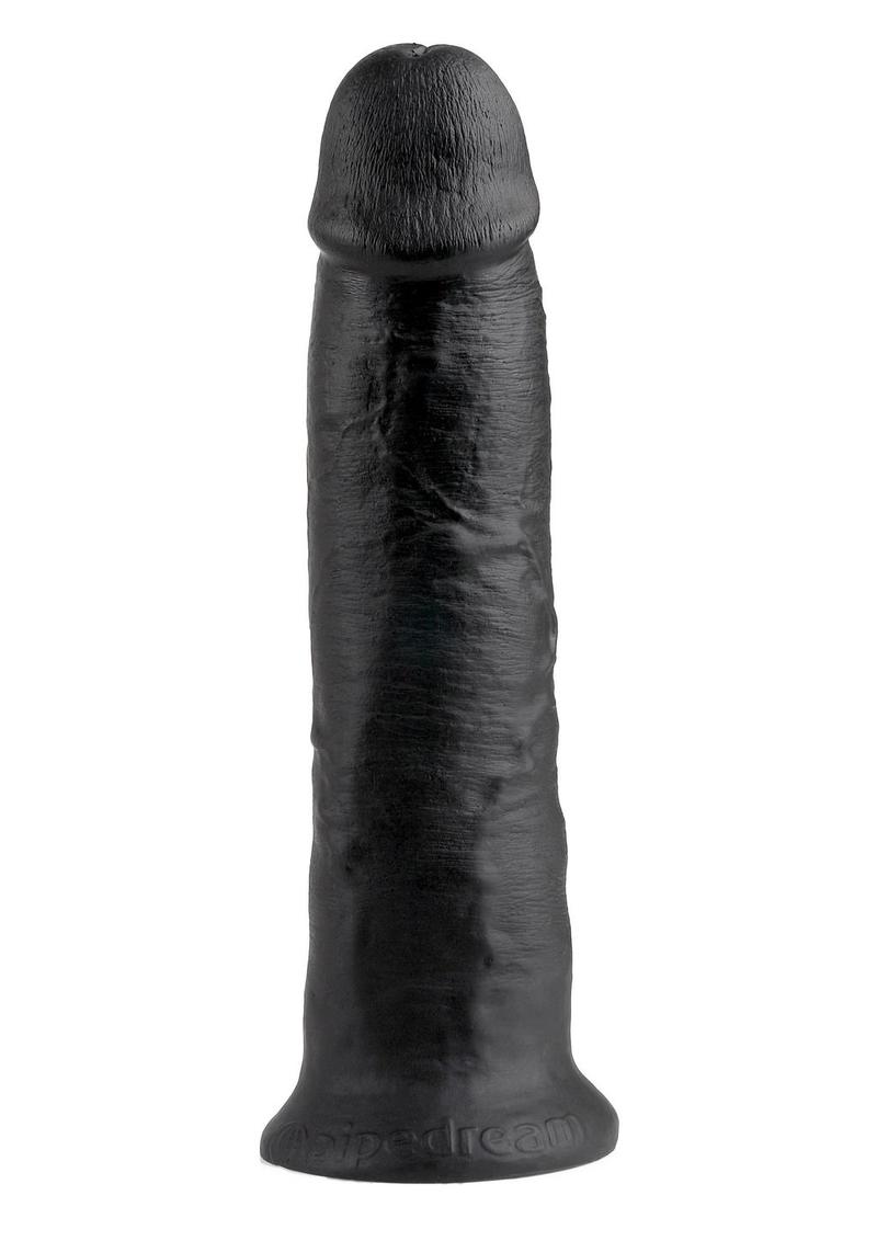 King Cock Dildo - Black - 10in