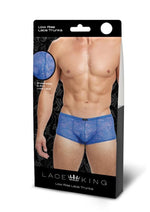Lace King Lace Trunks - Blue - Medium/Small