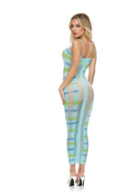 Lapdance Lingerie Blue Horizon Maxi Dress - Os