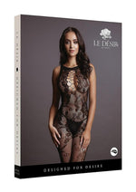 Le Desir Criss Cross Neck Bodystocking