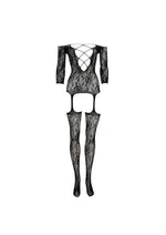 Le Desir Criss Cross Neck Bodystocking