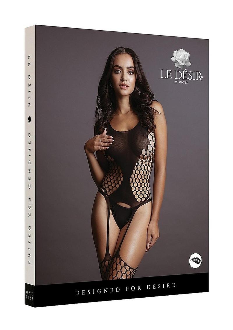 Le Desir Fence Suspender Bodystocking