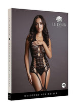 Le Desire Lace Suspender Bodystocking