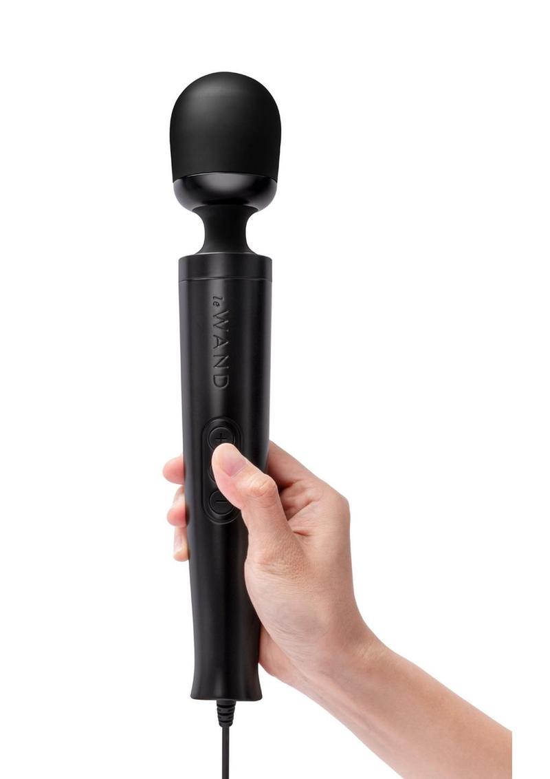 Le Wand Diecast Petite Plug-In Massager - Black