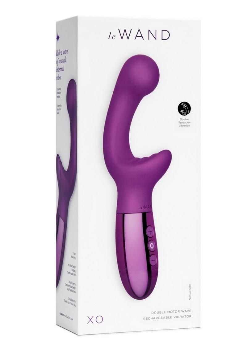 Le Wand Xo Rechargeable Silicone Dual Stimulating Vibrator
