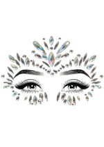 Leg Avenue Iris Face Jewels Sticker - Clear