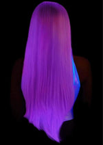 Leg Avenue Long Straight 33 Center Part Wig - Lavender/Purple - One Size