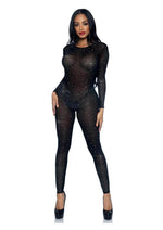 Leg Avenue Sheer Rhinestone Catsuit