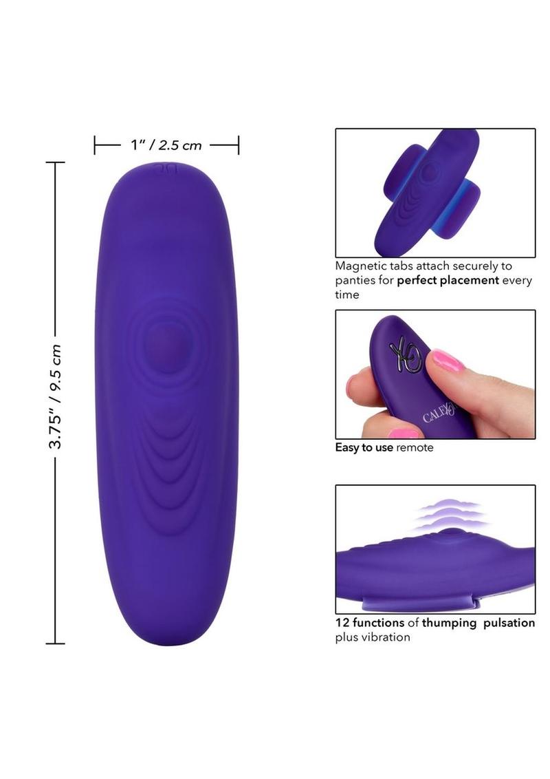 Calexotics Lock-N-Play Silicone Rechargeable Panty Vibe