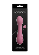Love Notes Oh Darling Rechargeable Silicone Flexible Vibrating Wand - Pink