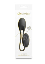Love Notes Smooth Rechargeable Silicone Vibrating Egg - Black