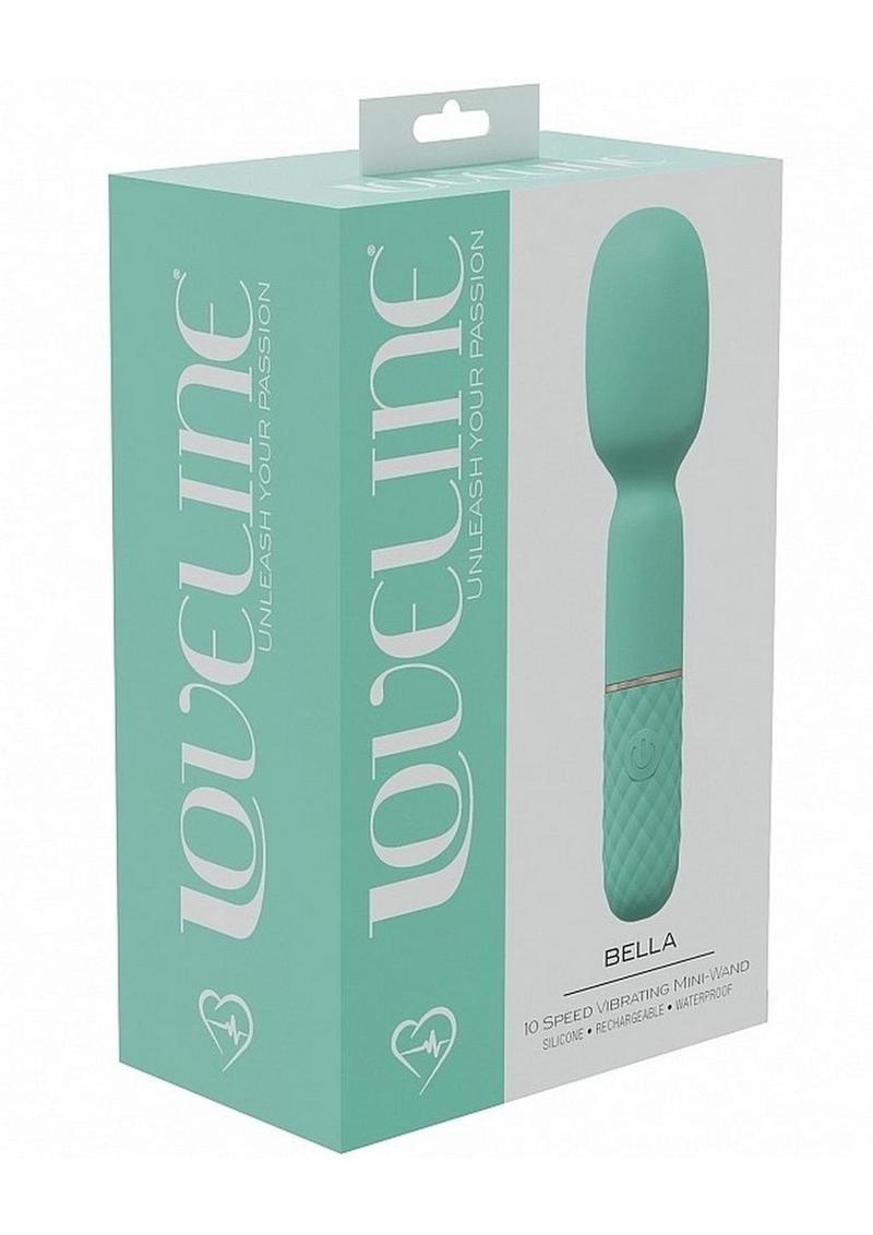 Loveline Bella Rechargeable Silicone Mini Wand - Green