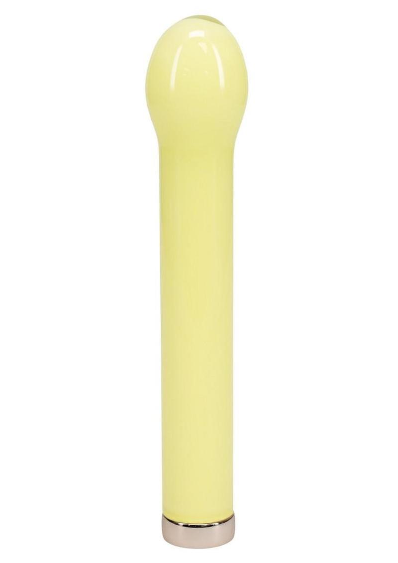 Loveline Celestia 10 Function Bulb Tip Rechargeable Glass Vibrator - Yellow
