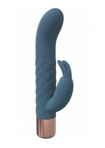 Loveline Devotion Silicone Rechargeable 10 Speed Mini Rabbit - Blue