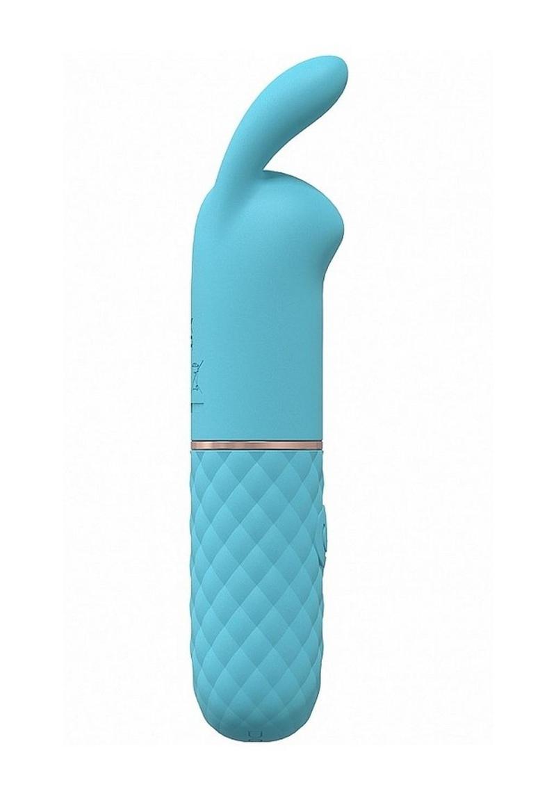 Loveline Dona Mini Rabbit Silicone Rechargeable Vibrator - Blue