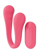 Loveline Flexease Bend 10 Function Rechargeable Silicone Vibrator - Pink