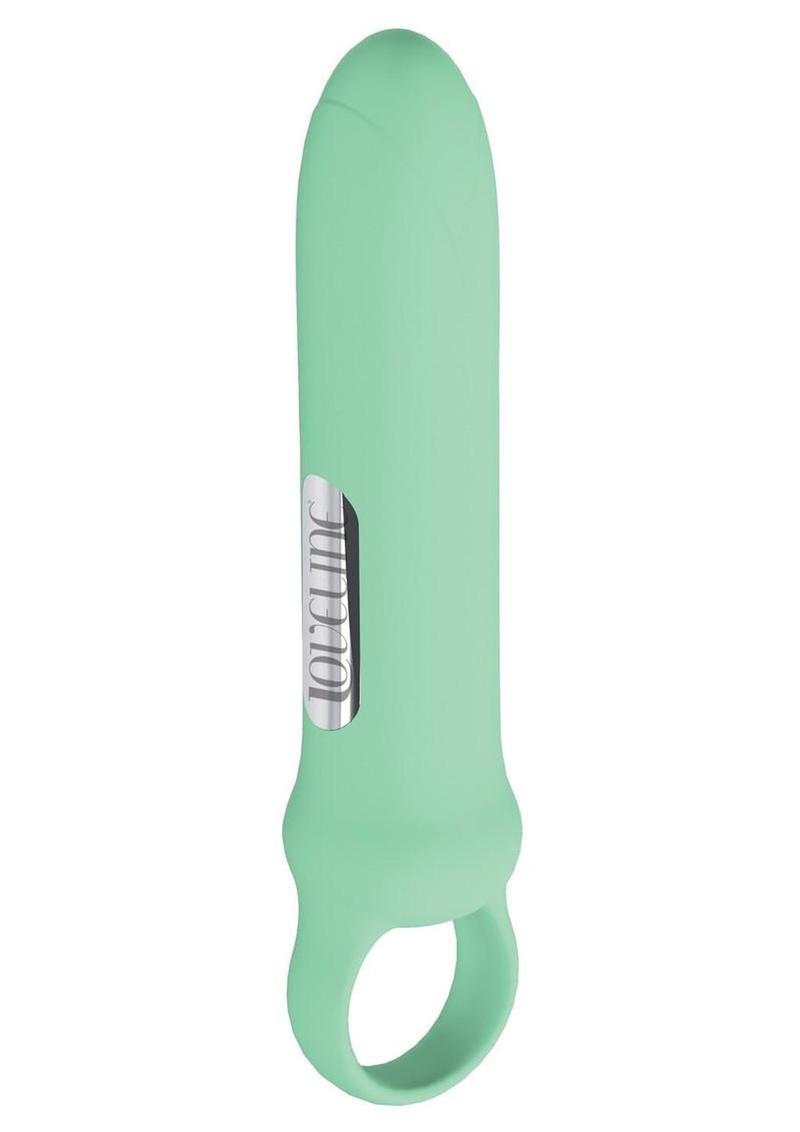 Loveline Harmony Loop Grip Vibe Ergonomic 10 Function Silicone Bullet Massager