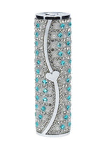 Loveline Tiffany Lipstick Rechargeable Silicone Vibrator with Interchangeable Heads