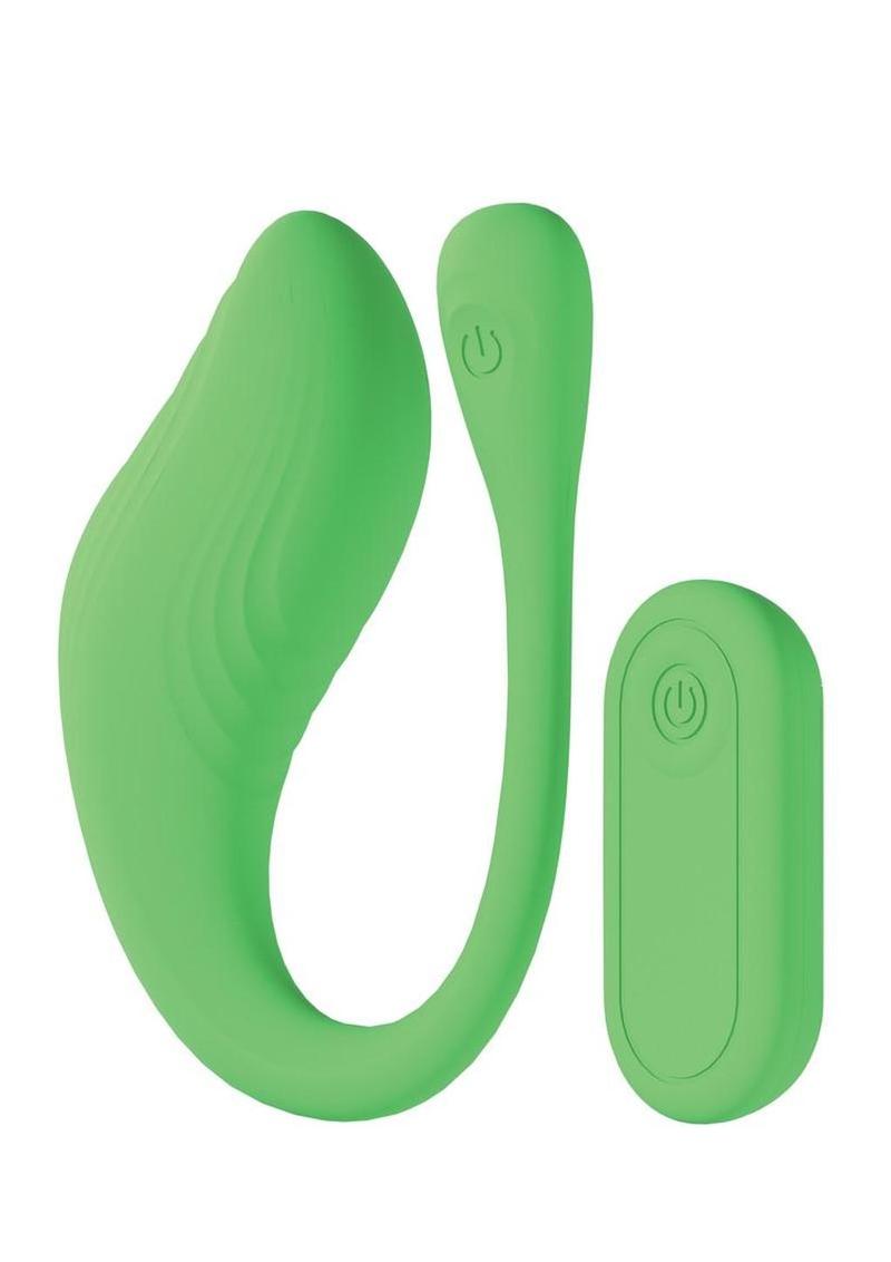 Loveline Velvet G-Spot 10 Function Silicone Rechargeable Vibrator with Remote